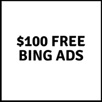 $100 Bing Ads Coupon
